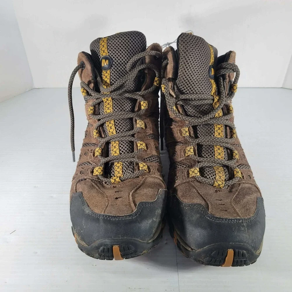 Merrell Moab Crosslander 2 Mid Waterproof Men 10 Earth Brown Hiking Boot J035717